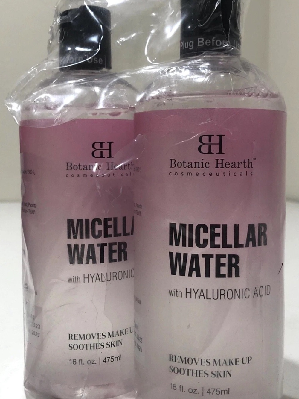 Micellar Water with Hyaluronic Acid - 2 pack